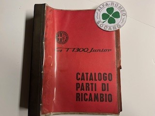 catalogue pièces Alfa Romeo gt 1300 junior