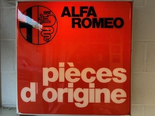 enseigne alfa romeo pieces d'origine